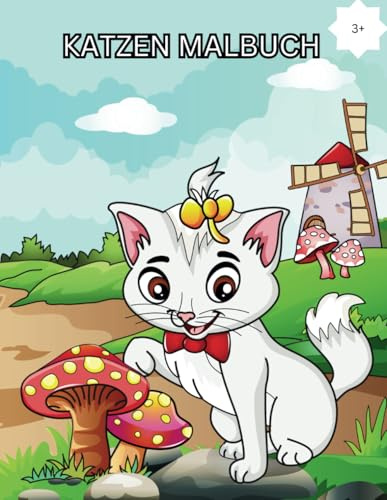 Katzen: Malbuch (Malbücher für Kinder, Band 4)