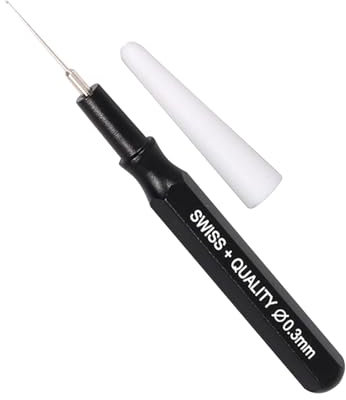 Jubepk Uhrenöler | Professionelle Uhrenölnadel | Präzises Uhrenreparaturwerkzeug | Öler Stift Nadel | Applikator Uhr Präzisionsöler, verschiedene Größen Uhrenreparatur Öler für Uhren Uhren Reparatur,