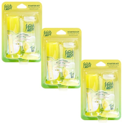 Fresh & More WC-Duftstempel Citrus Splash | 3er Pack Frischesiegel Gel | je 42 ml