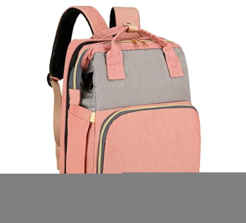 Acunny Baby Wickelrucksack - Windeltasche Rucksack Mit Staufach,Großes Fassungsvermögen, Leichtes Reisezubehör Für Auto, Outdoor & Flugzeug