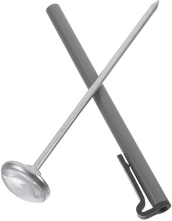 MOTHNUR Food Thermometer with Probe for Accurate Milk Coffee Baking Measurement Stainless Steel Kitchen Tool for Versatile Cooking Needs