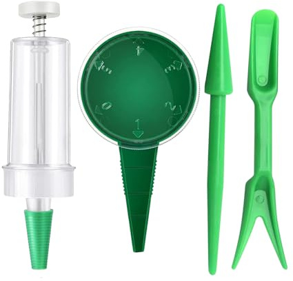 Mini Dispenser per Semina, Strumento di Semina Manuale da Giardino, fioriera Multifunzionale per Giardino, Fattoria, Patio, sementi di precisione per piantare Facilmente, Controllo del Flusso