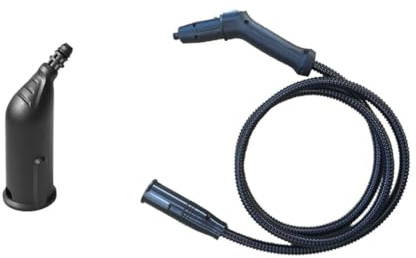 Hoppipola SC1 Steam Cleaner Extension Hose and Nozzle for Kärcher SC1 Part 2.863-021.0 Flexible Black Replacement Pipe for Deep Cleaning