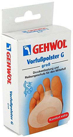 Gehwol Vorfußpolster G, groß, 1 Paar, Ballen- und Mittelfußschutz