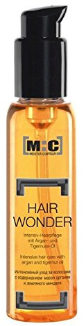 M:C Meister Coiffeur Hair Wonder – Haarpflege mit Arganöl & Tigernussöl – für Glanz, Geschmeidigkeit & schnellere Trocknung – mit Blutorangen-Duft – Friseurqualität, 100 ml