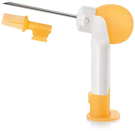 Tescoma Siringa per Marinata Delicia, Bianco/Giallo