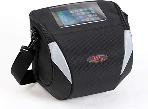 Norco Unisex – Erwachsene Manitoba Lenkertasche, schwarz, 8,5l