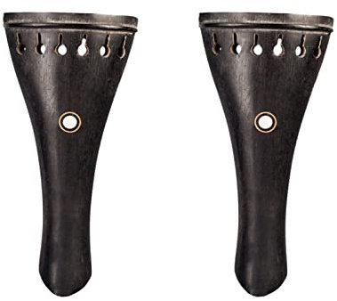 Violinbeschläge 2pcs 6-String Violin Saitenhalter Ebenholz Paris Eye Für 4/4 Akustische Violine/Elektrische Violine Teile