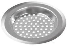 FILTRO X LAVELLO ACCIAIO INOX CUCINA filtrare griglia lavandino bagno scarico (5cm)