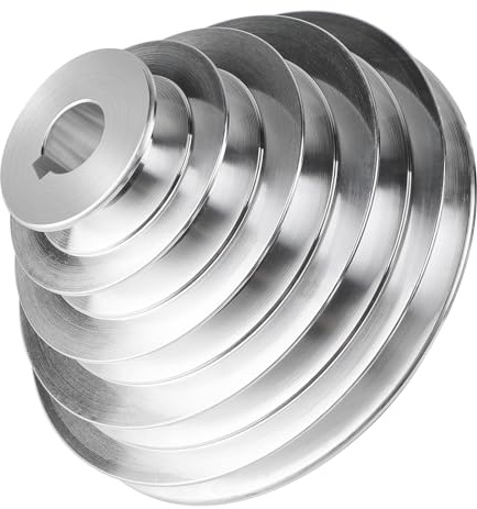 SWAWIS 5-håls Pagoda-remskiva, 20 mm håldiameter, ytterdiameter 54 mm-150 mm, remskiva i aluminiumlegering för V-typ A-formrem, bandbredd 12,7 mm