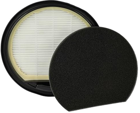 vhbw 1x Staubsaugerfilter kompatibel mit Bosch BGS05A220, BGC05X20GB, BGS05A221, BGS05A222 Staubsauger - Abluftfilter Schwarz Weiß