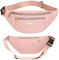 BSITSSS Rose Sac Banane FemmeHomme, Sacs Banane Grande Taille, Ceinture Réglable Fanny Pack, 3 Poches Zippées Sacoche Banane, Chic Banane Voyage, pourd être à Pied