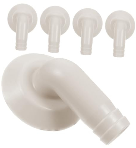 WOONEKY 5pcs Drain Hose Connectors Air Conditioner Hose Coupler Drain Kit Elbow Parts for Outdoor Unit