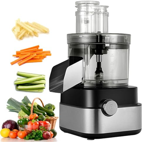 Picadora EléCtrica De Verduras, Cortadora Y Trituradora De Verduras Comercial 4 En 1, Cortadora AutomáTica De Cubos De Patatas, Cebollas Y Zanahorias, Cortadora