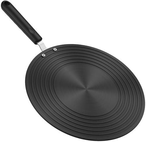 Adattatore per Induzione - Disco Convertitore per Cucina con Maniglia | Adattatore Di Precisione Per Piano Cottura Induzione Con Vassoio Diffusore Per Appassionati Di Cucina