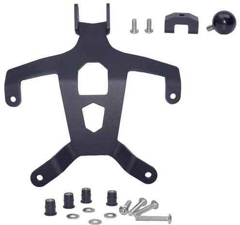 FEILIVCI Pièces Rechange pour Suzuki GSX-S1000GX 2024 2025 Support De Navigation GPS pour Moto Support De Navigation pour Smartphone Modification des pièces(Add Adapter 2)
