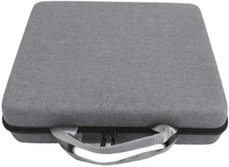 Sonew Ergonomiskt Hårt Fodral för Minidiskpaket med Skyddande Nylon Exteriör och Skrapsäker Interiör, 12,6 x11 X3.54 bärbar Väska för Säker Resor