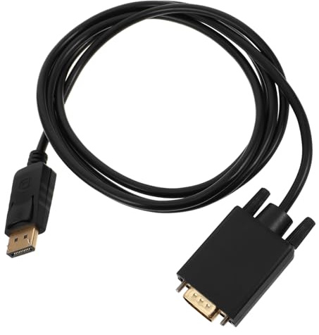 HEALSOPTHY Cavo Displayport Vga per Monitor e Proiettore Trasmissione Segnale Stabile Compatibile Desktop e Laptop Cavo Video Display ad Alta Definizione