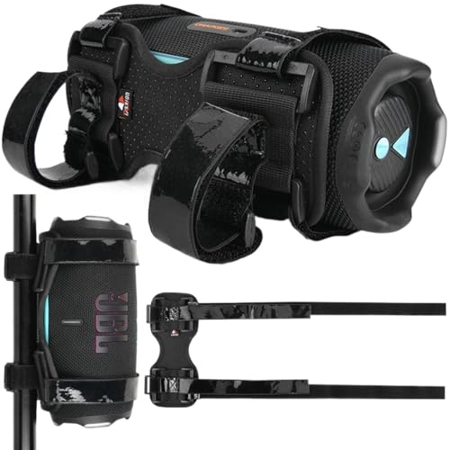 Taoricen Supporto per bicicletta con cinghia per JBL Charge 6/Charge 5 Altoparlante, Compatibile con JBL FLIP 7/6/5, Ciclismo Supporto fisso Cinghia