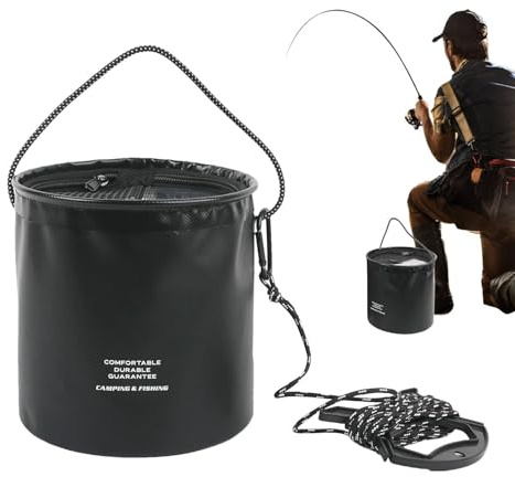 Genérico Bucket - 4 Litre Portable Water Container | Camping Water Bucket | for Hiking, Barbecue, Beach, Travel and Outdoor Cooking