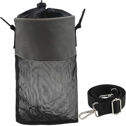 ZPLASK Peg Bag with Shoulder Strap, Breathable Peg Basket, Mesh Clothes Peg Storage Bag, Durable Peg Bags for Washing Line, Portable Peg Bag for Indoor and Outdoor Use