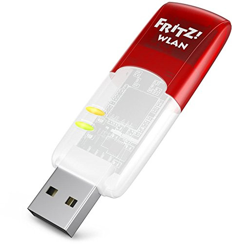 AVM FRITZ!WLAN Stick N (300 Mbit/s, WPA2/WPA, 9g, deutschsprachige Version) rot/weiß