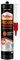 Pattex PRO600 Adhesivo de montaje a base de disolvente, pegamento fuerte de agarre inmediato, pegamento extrafuerte resistente al agua para interiores y exteriores, 1 cartucho x 300 ml