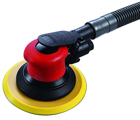 MIGHTY SEVEN QB47602 Ponceuses Orbital Aspirante avec Centrale, 152 mm
