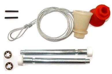 Garage Door Repair Kit Includes Cones and Cables/Star Washers Type Roller Spindles To Suit Cardale CD45 Canopy