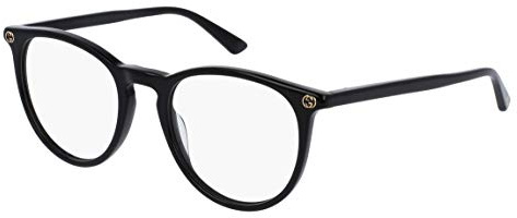 Gucci Brillengestelle GG00270-1-50 Rund Brillengestelle 50, Schwarz