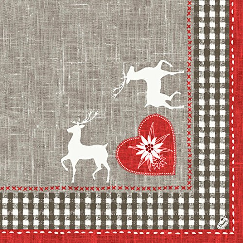 Duni Duni Dunisoft-Servietten Alpenglück 40 x 40 cm 60 Stück