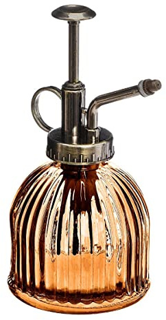 Atmosphera - Sprühflasche Vintage - Glas - D9 cm - Bernstein