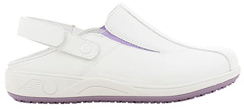 SAFETY JOGGER Zuecos de Seguridad para Mujer 36 EU - Camille - Zapato de Trabajo Cómodo y Ligero, Ideal para Enfermeras, Cocina o Interior, Antideslizante y Amortiguador, Oxypas, Violeta