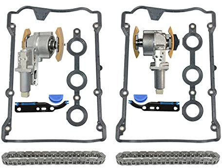 Flynsu Nockenwellenversteller Satz mit Dichtung Kompatibel mit A4 B5 B6 A6 C5 A8 Allroad 2.4 2.7 2.8 078109088C 078109087C 058109229 078198025 058198217