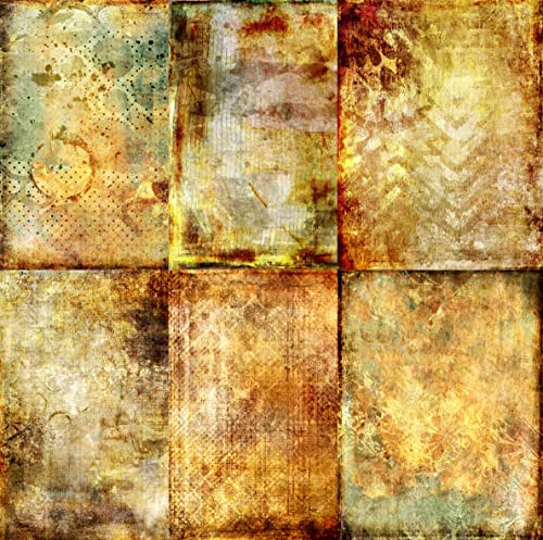 Craft Kreatively Maulbeer-Reispapier Decoupage-Papier, 20,32 x 26,67 cm, 6 verschiedene bedruckte Maulbeerpapier-Bilder, 30 g/m², für Decoupage, Basteln, gemischte Medien, Collage, Kunst