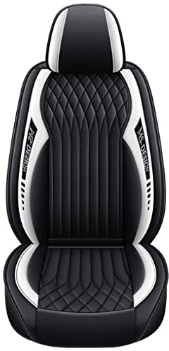 maiqiken Sitzbezug Für VW for Volkswagen Golf 3 5 6 7 Golf3 Golf5 Golf6 Golf7 Tour Variant Komplettset 5 Sitze Allwettereinsatz Autositzbezug Schwarz