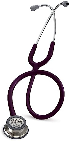 3M Littmann Classic III Estetoscopio con Grabado Gratuito y Linterna Pupilar de Regalo (Ciruela)