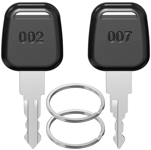 Ancable Llaves compatibles con TSA, 2 piezas 007&002 llaves multifuncionales, llave maestra compatible con TSA 007 002 para equipaje maleta contraseña cerraduras TSA