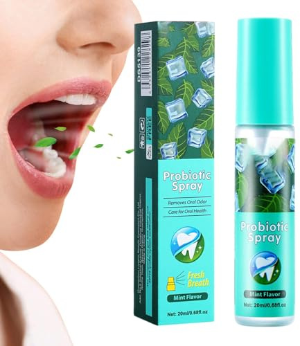 Munspray | 20 ml munspray för munfräschare | munspray | andningsspray för munnen, tandkötts- förfriskningsvätska för munvård, naturlig förfriskning
