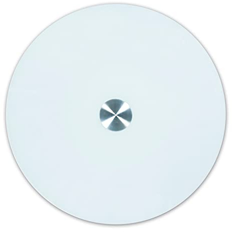 LAMEDOAT Plato Giratorio de Mesa de 24.0 in para Mesa de Comedor, Plato para Servir, Bandeja giratoria Redonda Lazy Susan, Placa giratoria Resistente con rodamiento silencioso, fácil de Limpiar, negr