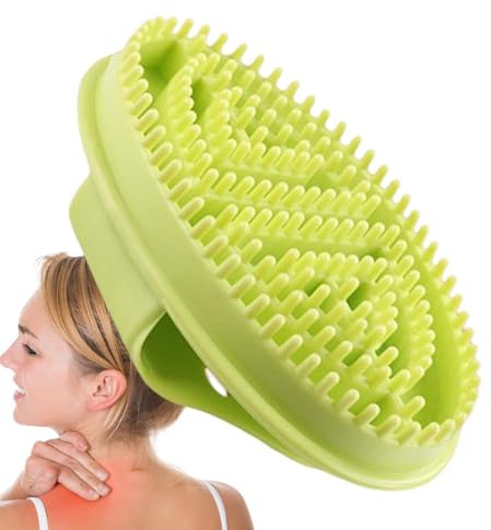 Meridian Brush - Trockenbürsten Körperbürste mit rundem Griff | Lymphdrainage und Cellulite-Behandlung | Massagebürste | Körpermassagebürste | Verbesserung der Durchblutung für Frauen