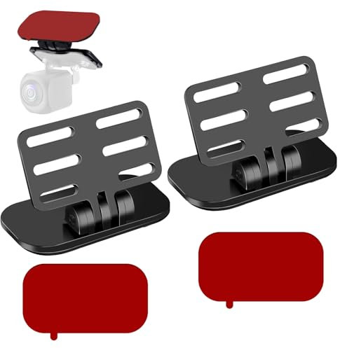 2 Pcs Rear Dashcam Mount Reversing Camera Bracket Car Rear Camera Window Bracket Adhesive Car Dashcam Reverse Cameras Holder Back Dash Cam Mirror Mount