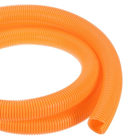 DMiotech 3meter Wire Loom Split Tubing 38mm, Cord Protectors from Pet Flexible Conduit Cable Management for Office, Home, Garden, Orange