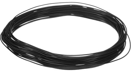 QUARKZMAN Filo Bonsai 0.8mm Calibro 10m Lunghezza Filo di Alluminio Anodizzato Flessibile per Attrezzi Bonsai, Alberi, Giardino, Orticoltura, Paesaggistica, Piantagione, Nero