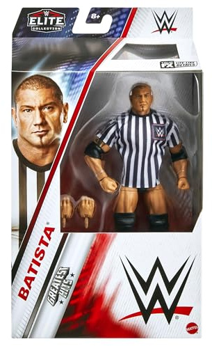 WWE Batista (Schiedsrichter) Elite Greatest Hits 7 Spielzeug Wrestling Actionfigur