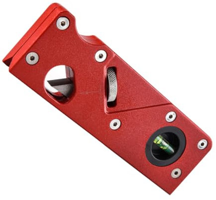 HOMSFOU Eckhobel Mit Verstellbarer Tiefe Aluminiumlegierung Hobelwerkzeug Zum Anfasen Und Trimmen Für Holzarten Ergonomisches Design