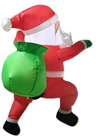 Hombre de Jengibre Inflable de 240 cm for decoración navideña de Exterior(210cm Gnomes,US)