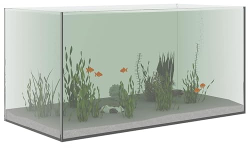 vidaXL Aquarium mit Speicher Transparent 60 x 30 x 30 cm Glas