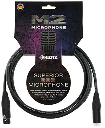 Klotz M2FM1-1000 - Cable para micrófono, 10 m