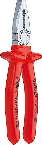 Knipex 0307250 combinación alicates, 1000 V nominal, 10 pulgadas